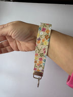 Wildflower Spritz Wristlet Keychain