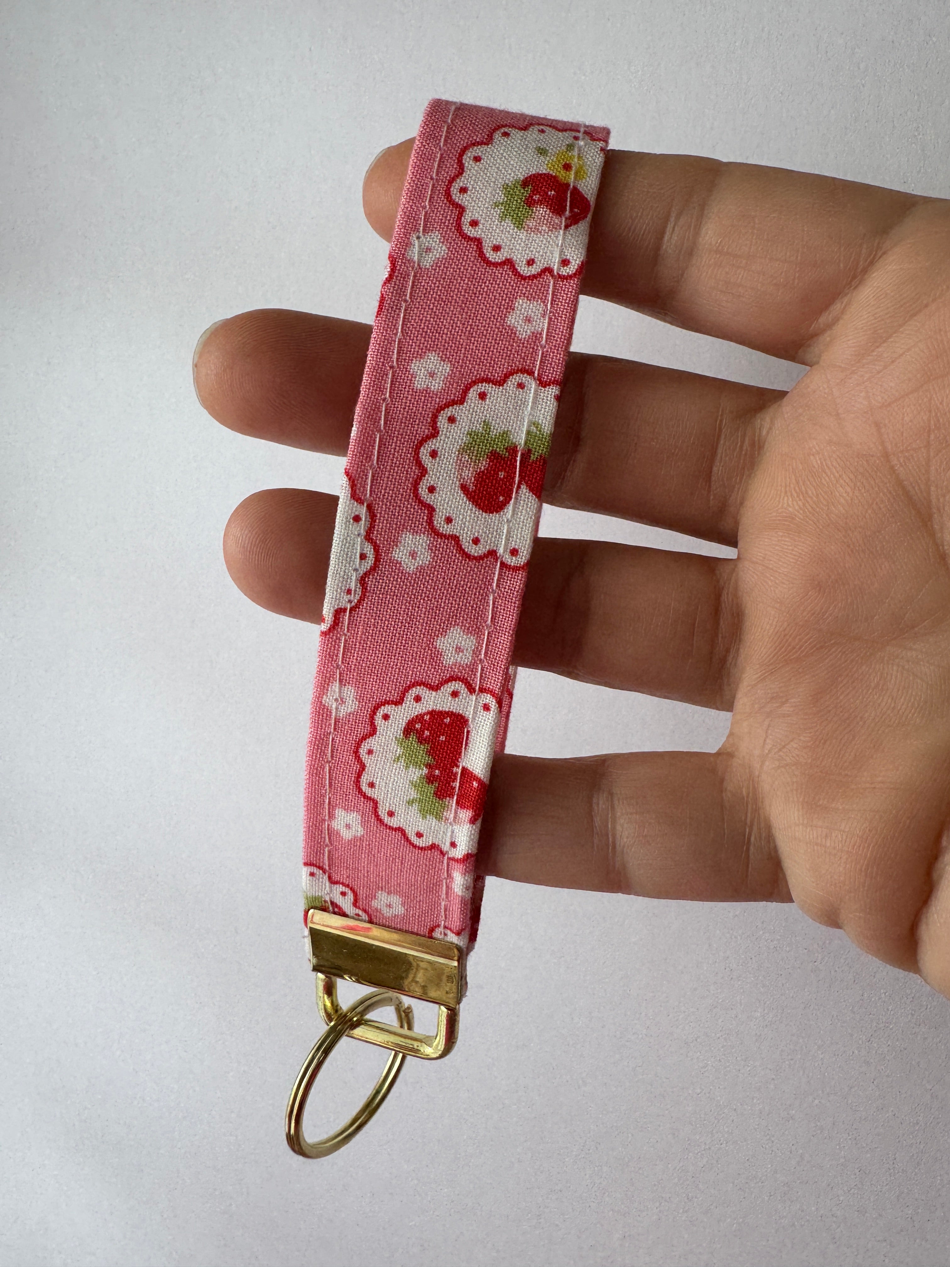 Berry Cute Wristlet Keychain