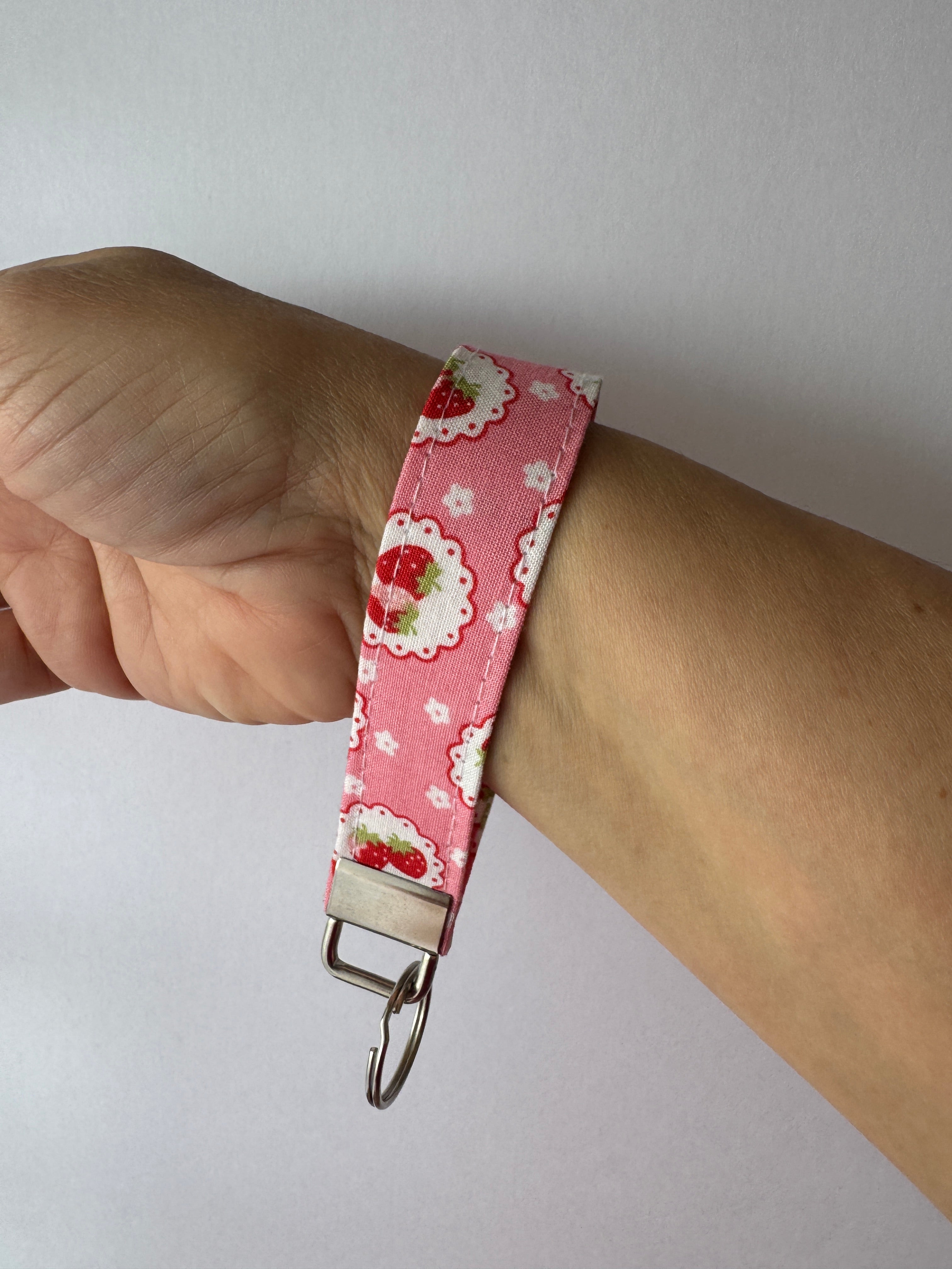 Berry Cute Wristlet Keychain