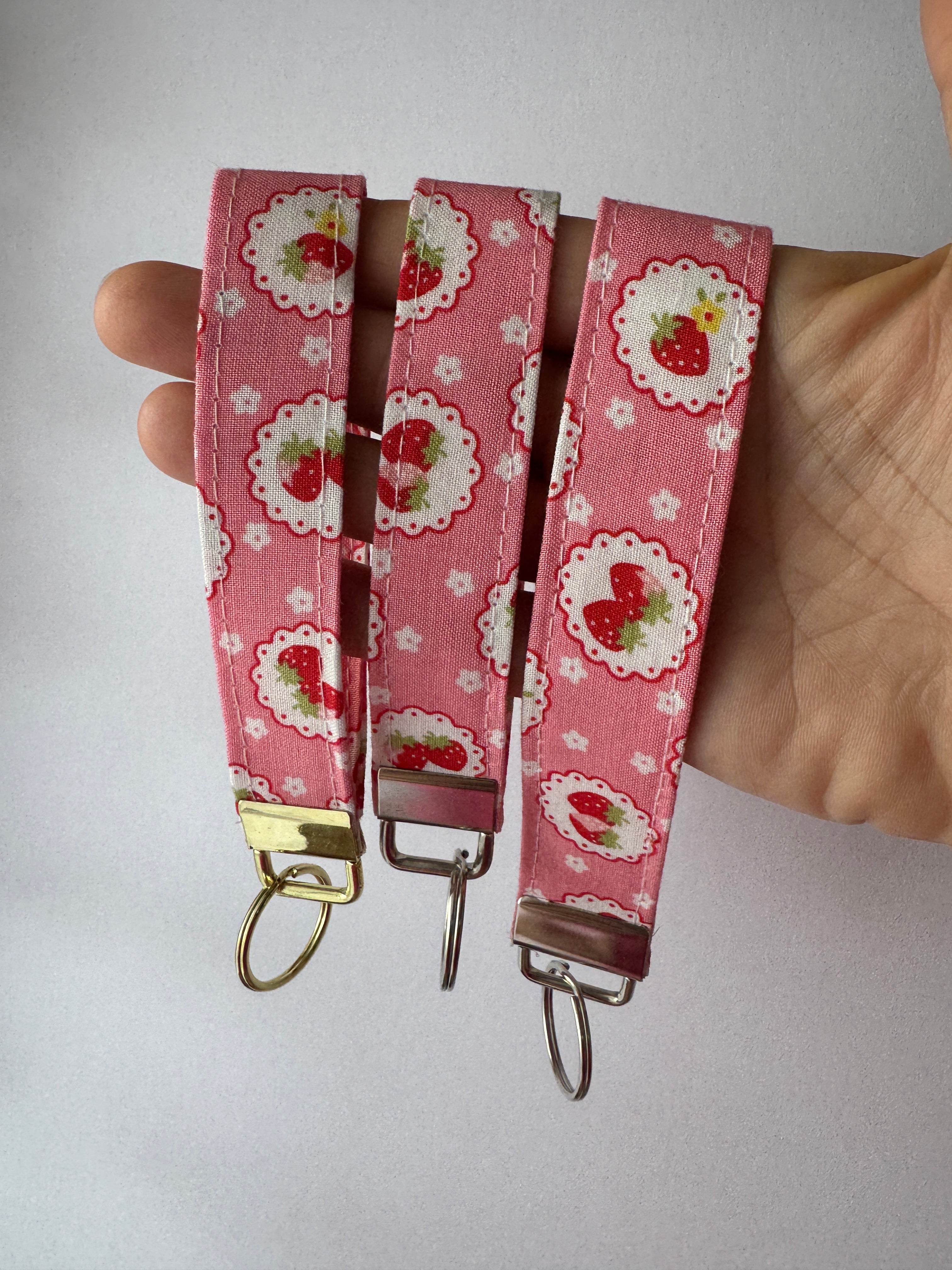 Berry Cute Wristlet Keychain