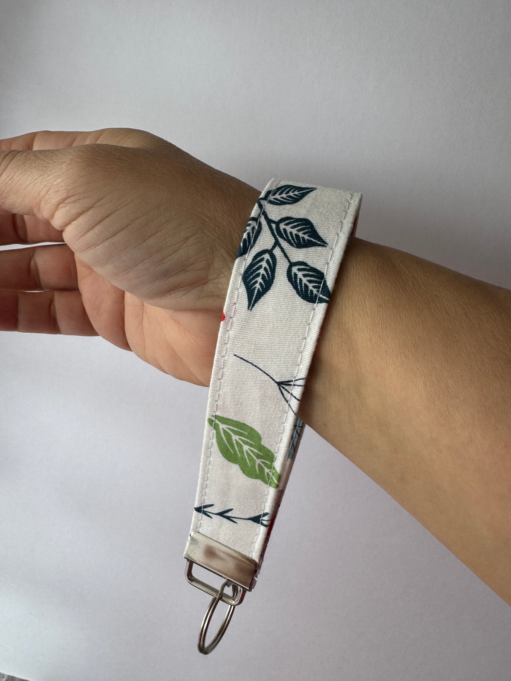 Butterfly Kisses – Handmade Fabric Wristlet Keychain