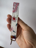 Butterfly Kisses – Handmade Fabric Wristlet Keychain
