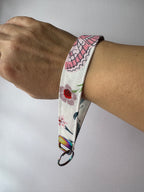 Butterfly Kisses – Handmade Fabric Wristlet Keychain