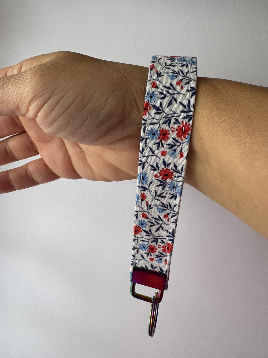 Pocketful of Posies Wristlet Keychain