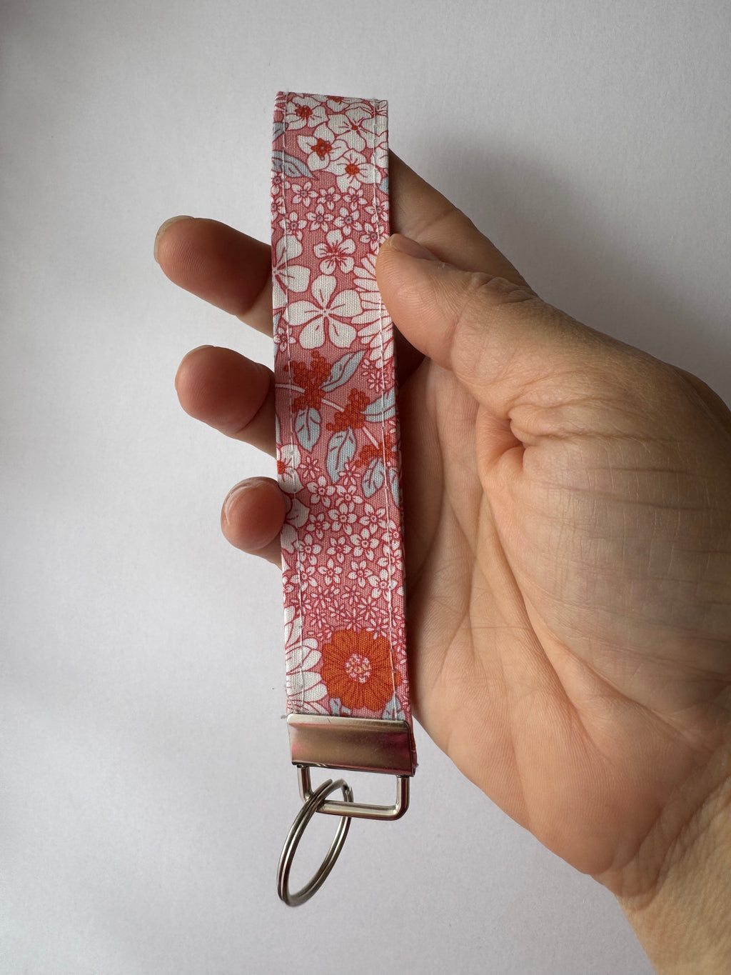 Sunset Bloom Wristlet Keychain