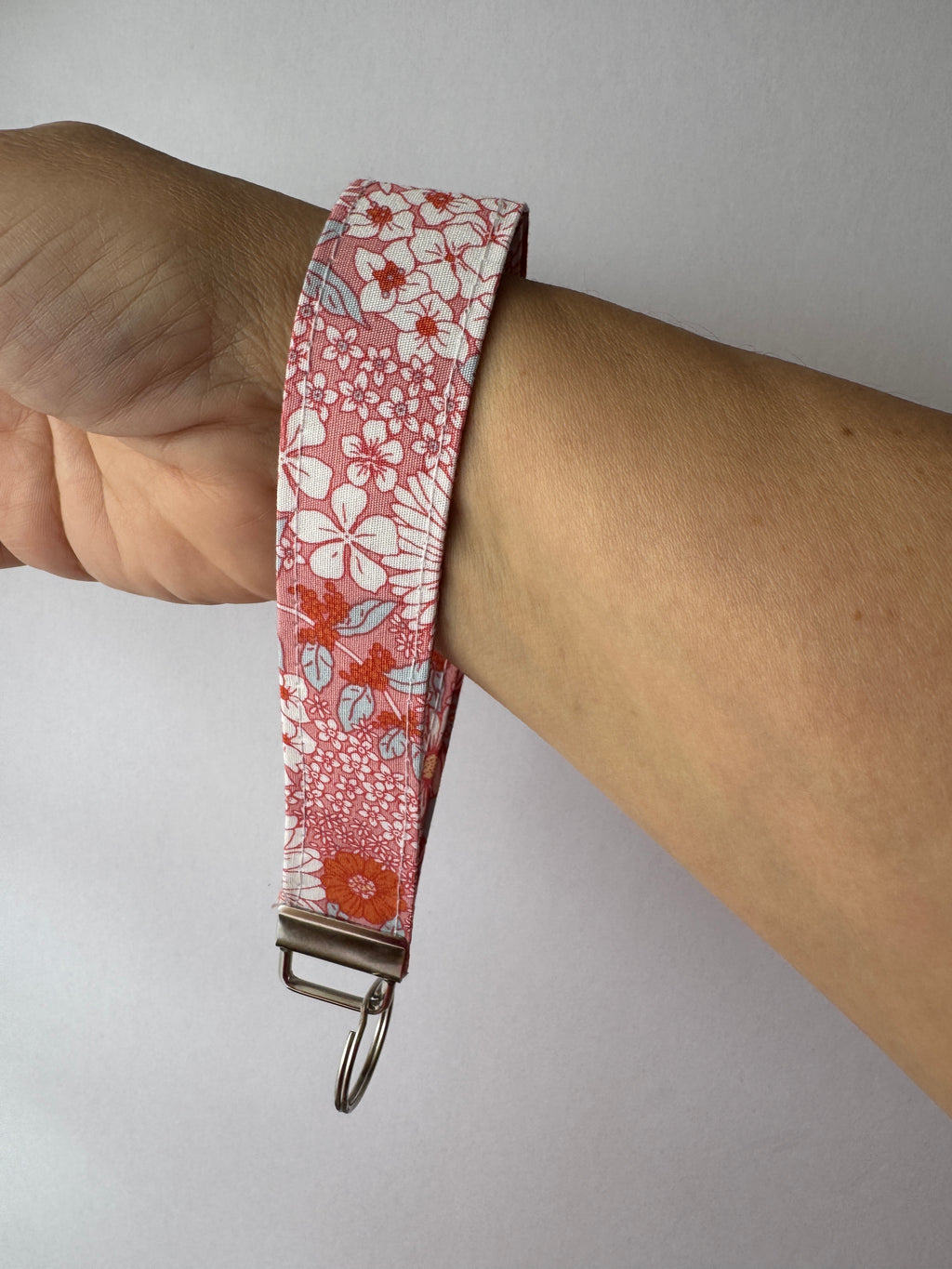 Sunset Bloom Wristlet Keychain