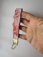 Sunset Bloom Wristlet Keychain