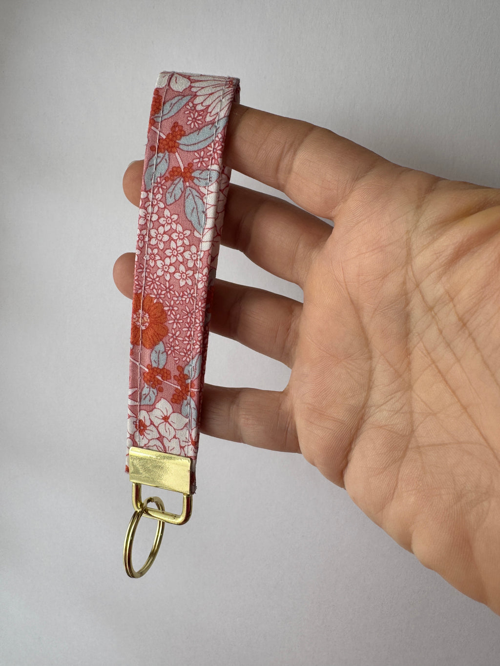 Sunset Bloom Wristlet Keychain