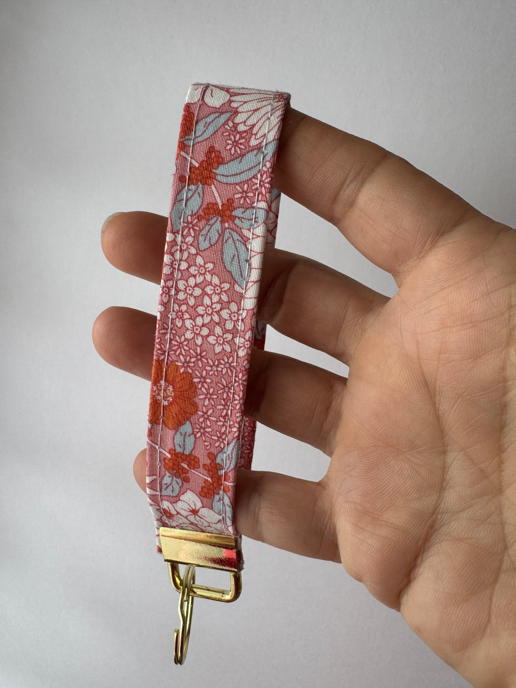 Sunset Bloom Wristlet Keychain