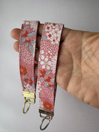 Sunset Bloom Wristlet Keychain