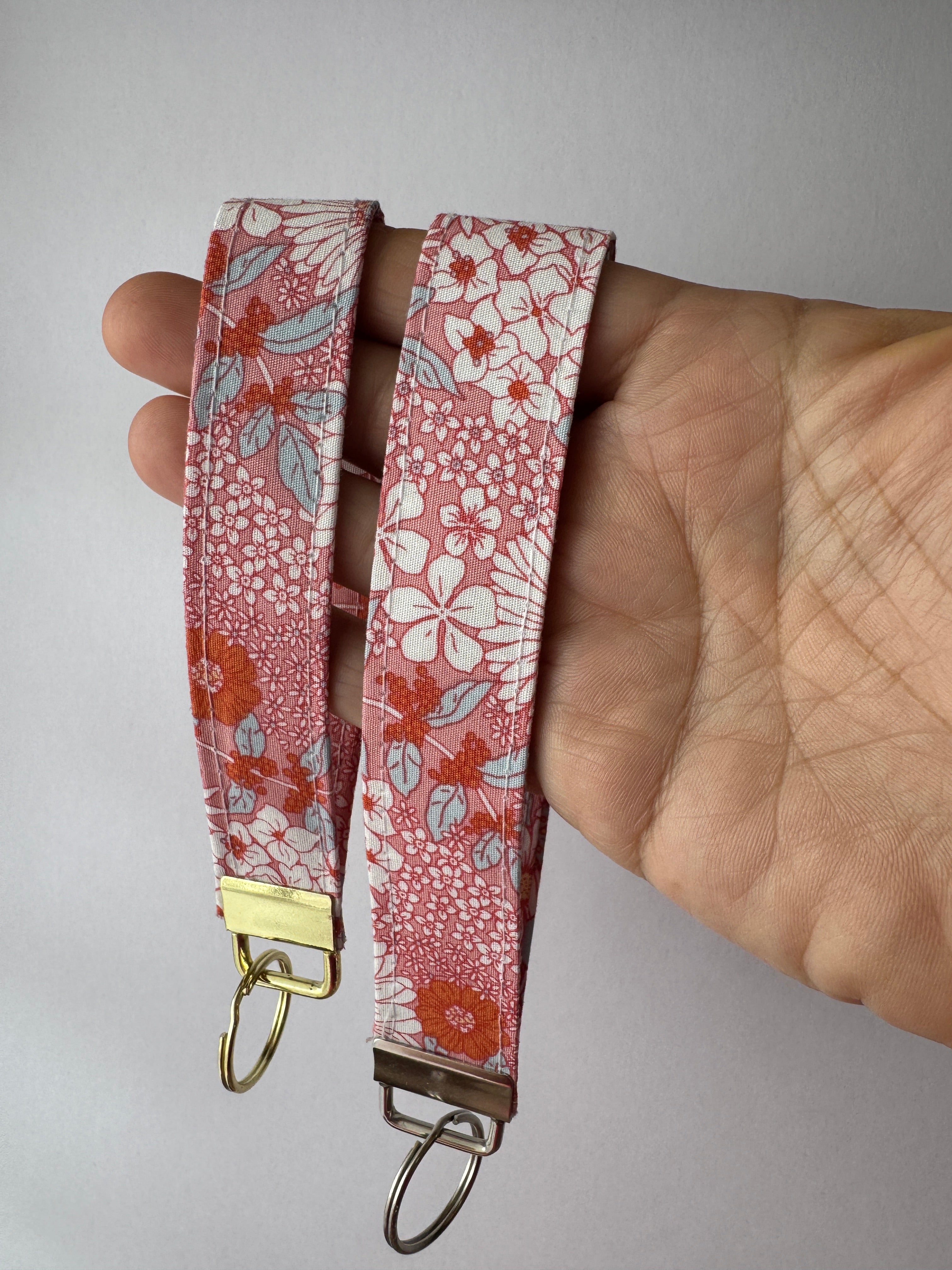 Sunset Bloom Wristlet Keychain