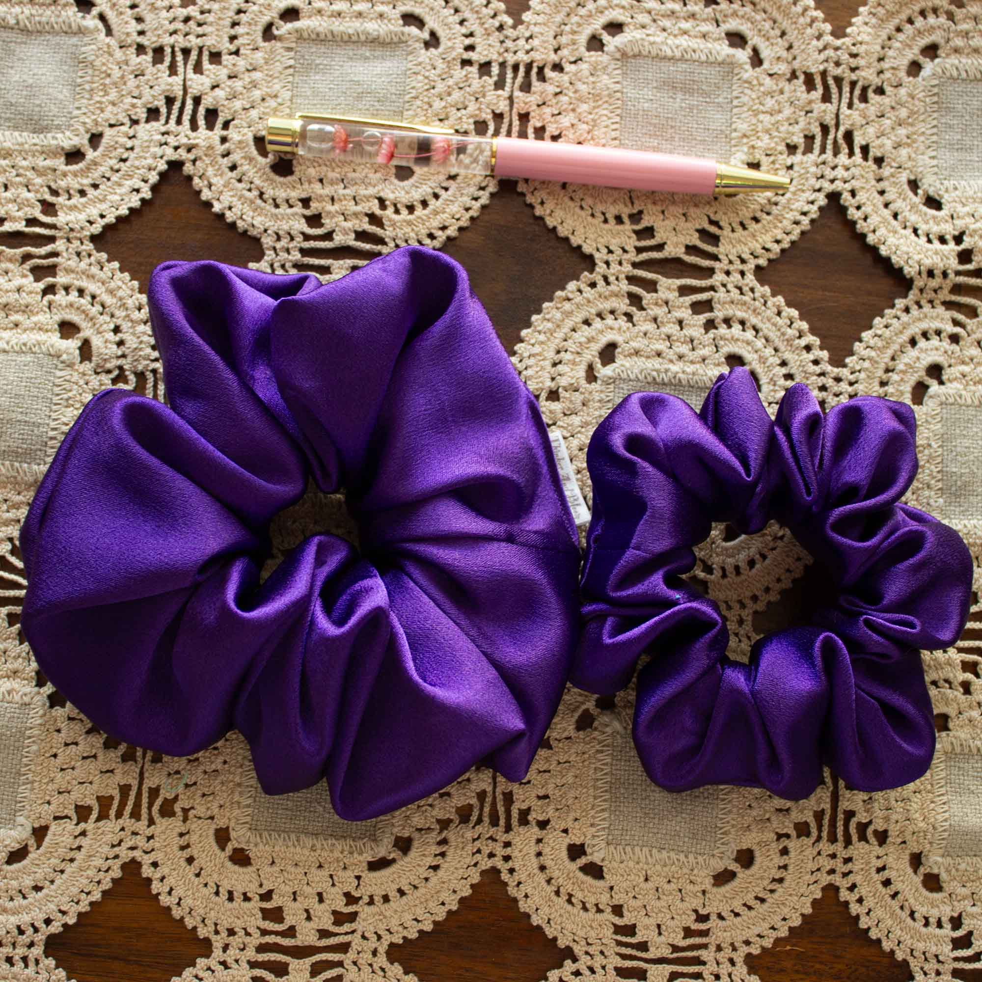 Royal Bloom Scrunchie