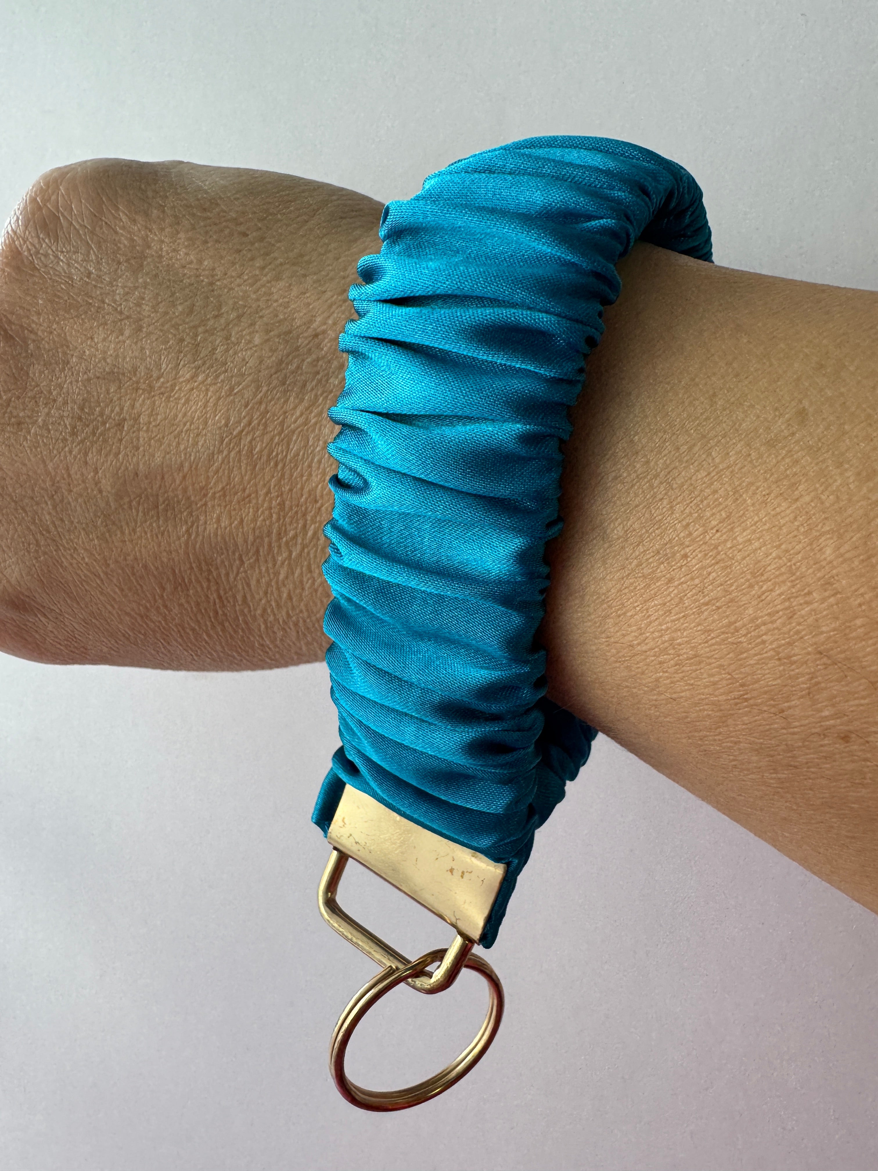 Blue Lagoon Wristlet Keychain