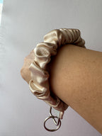 Dusty Pearl Wristlet Keychain