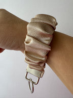 Dusty Pearl Wristlet Keychain