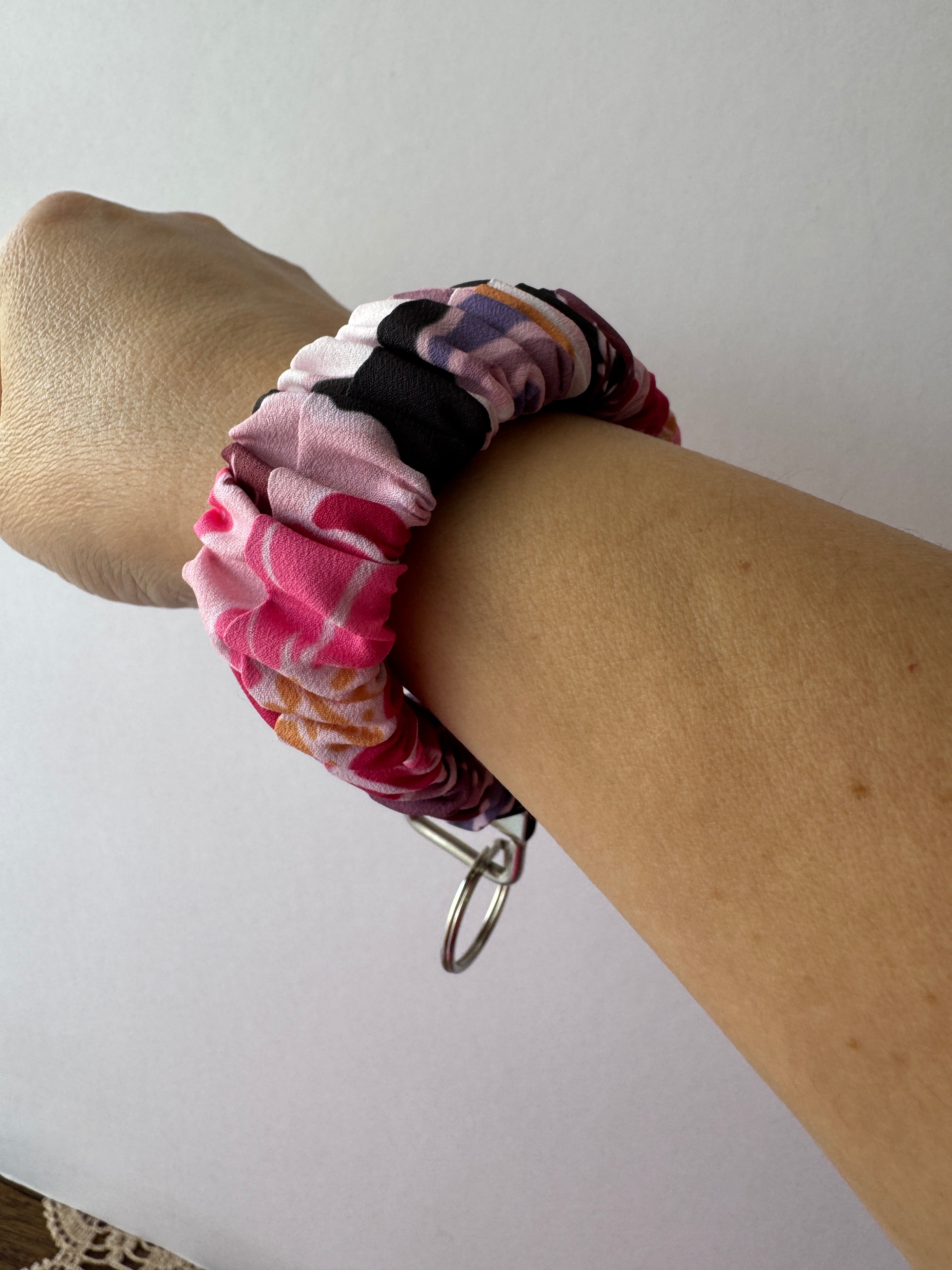 Wild Bloom Wristlet Keychain