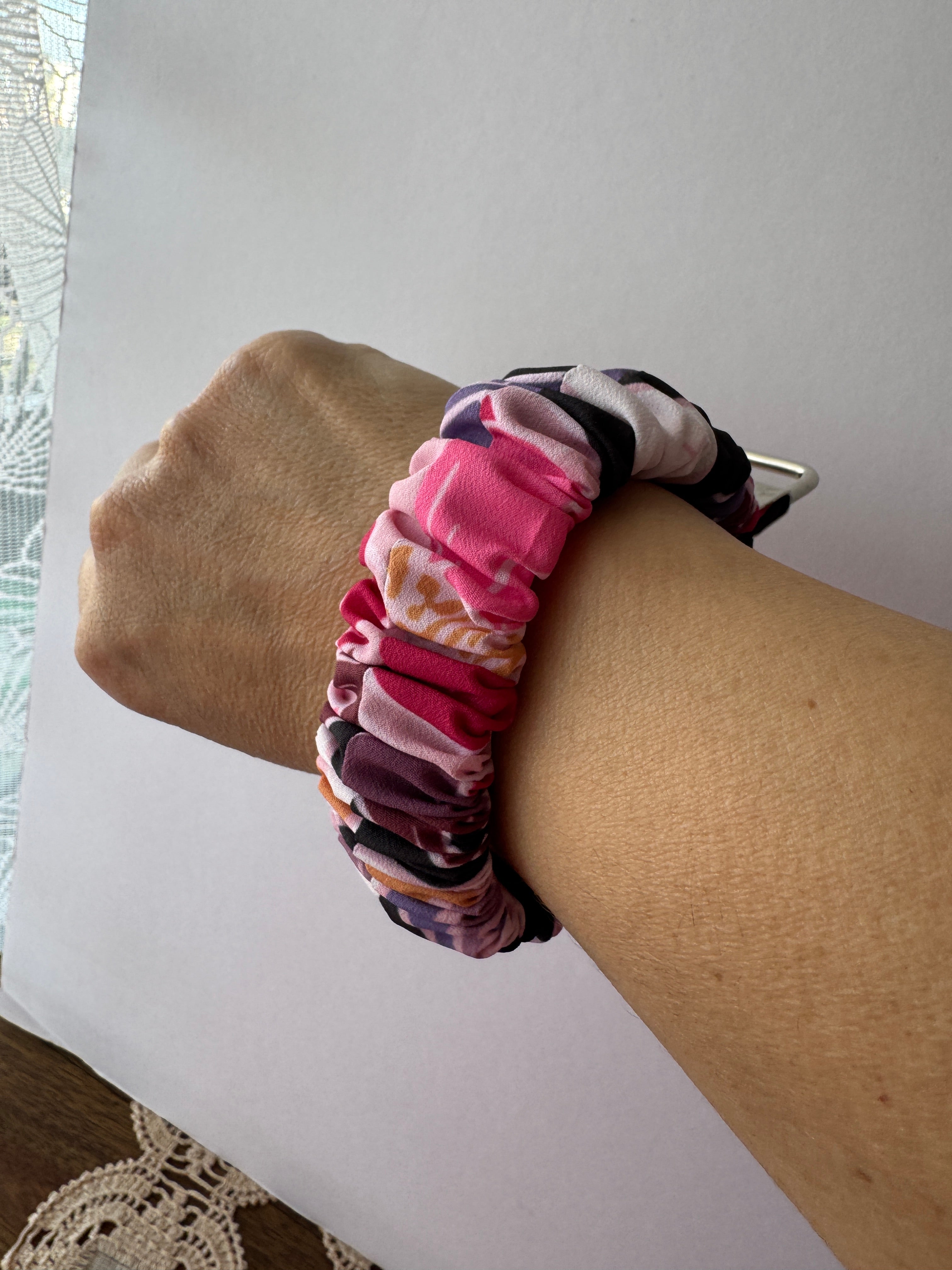 Wild Bloom Wristlet Keychain