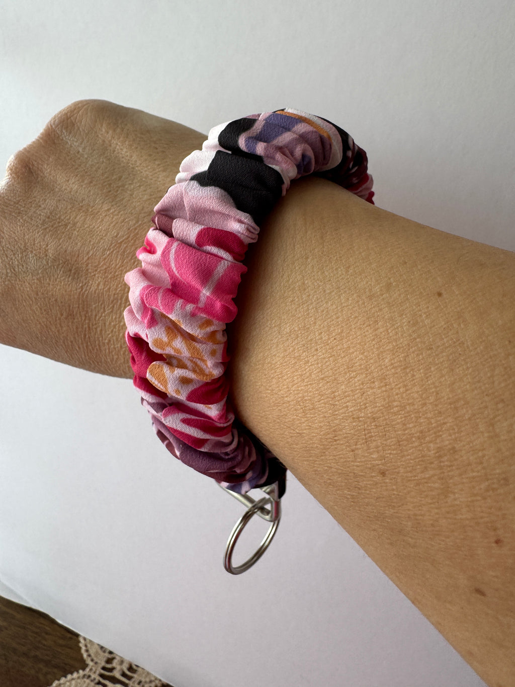 Wild Bloom Wristlet Keychain