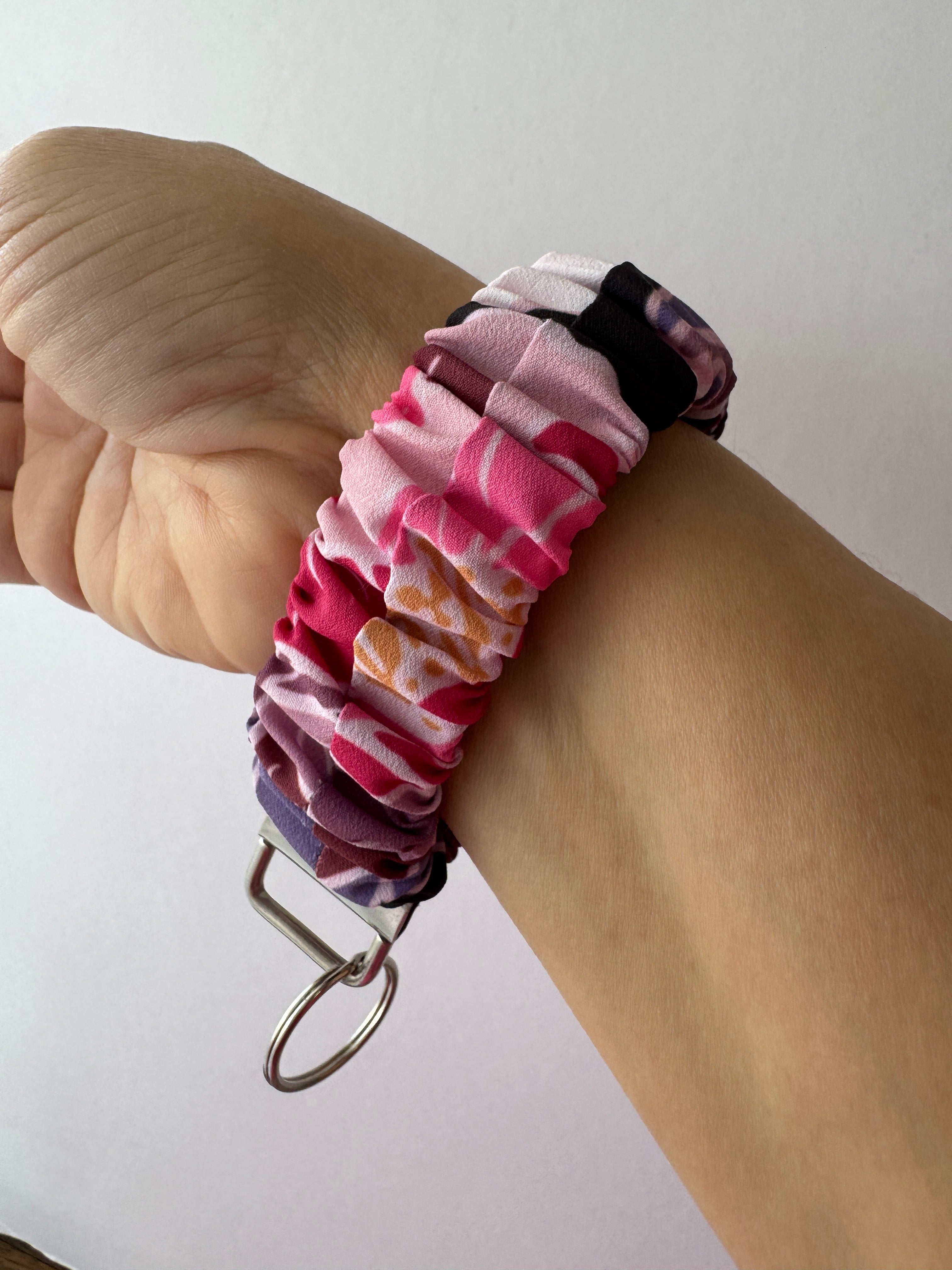 Wild Bloom Wristlet Keychain