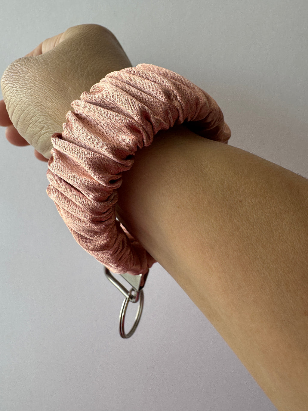 Rose Gold Wristlet Keychain