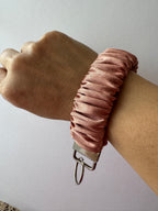 Rose Gold Wristlet Keychain