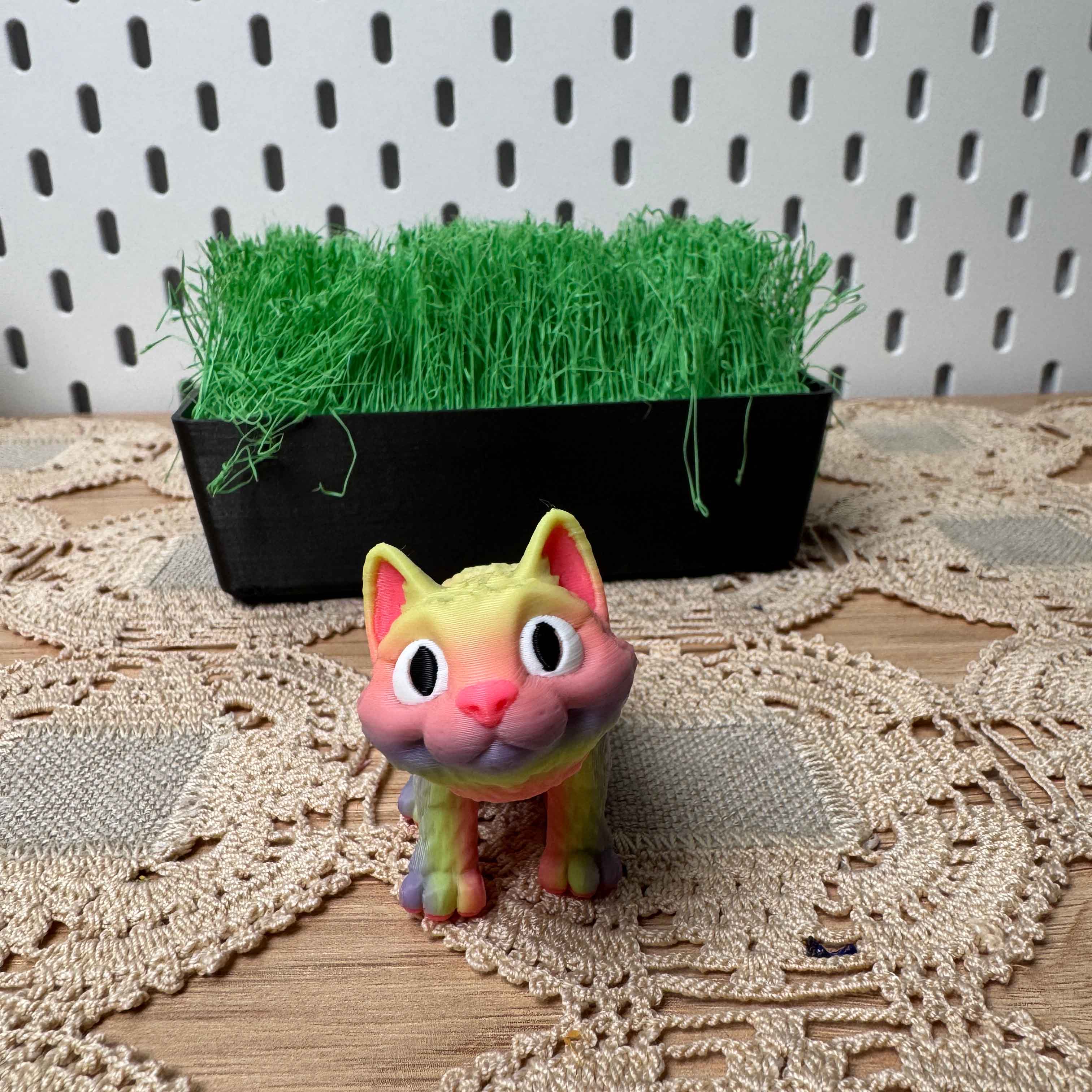 Zippy the Colourful Kitty Desk Buddy - Playful And Whimsical Flexi Toy