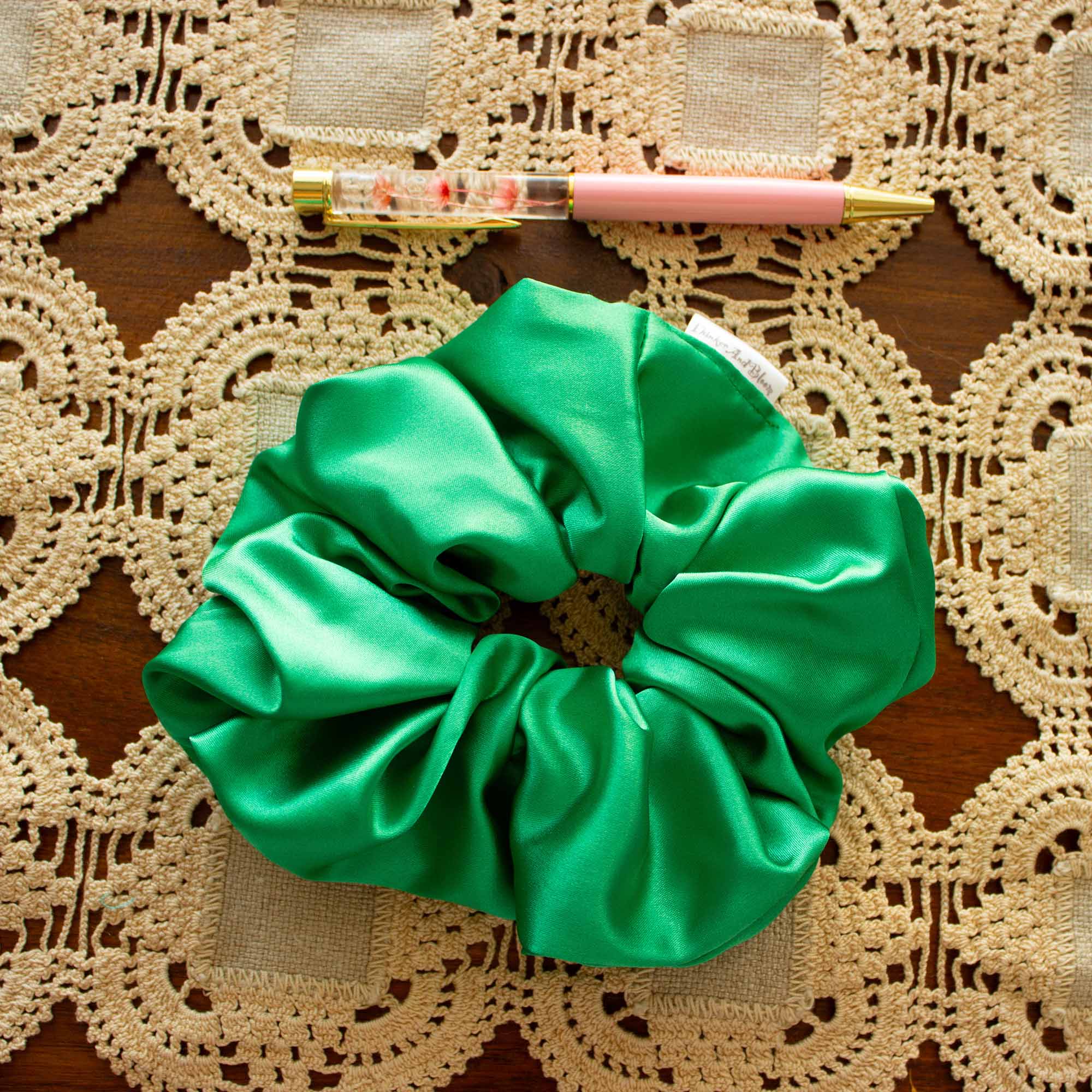 Jade Luxe Scrunchie