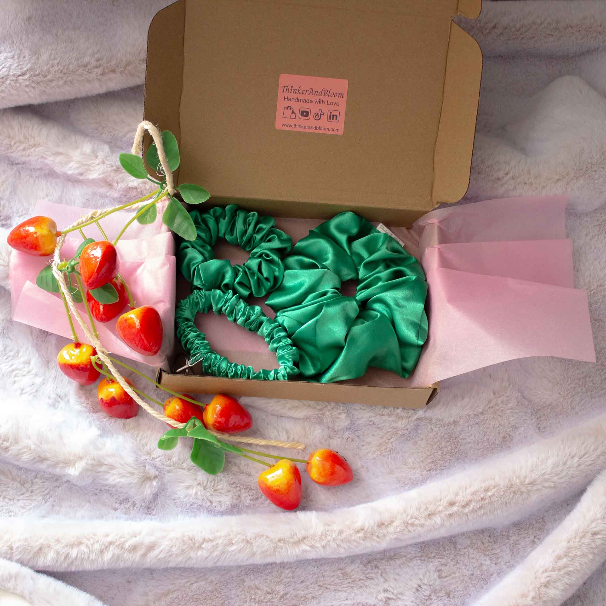 Scrunchie Gift Trio – Thoughtful, Useful &amp And Beautiful Bundle Set