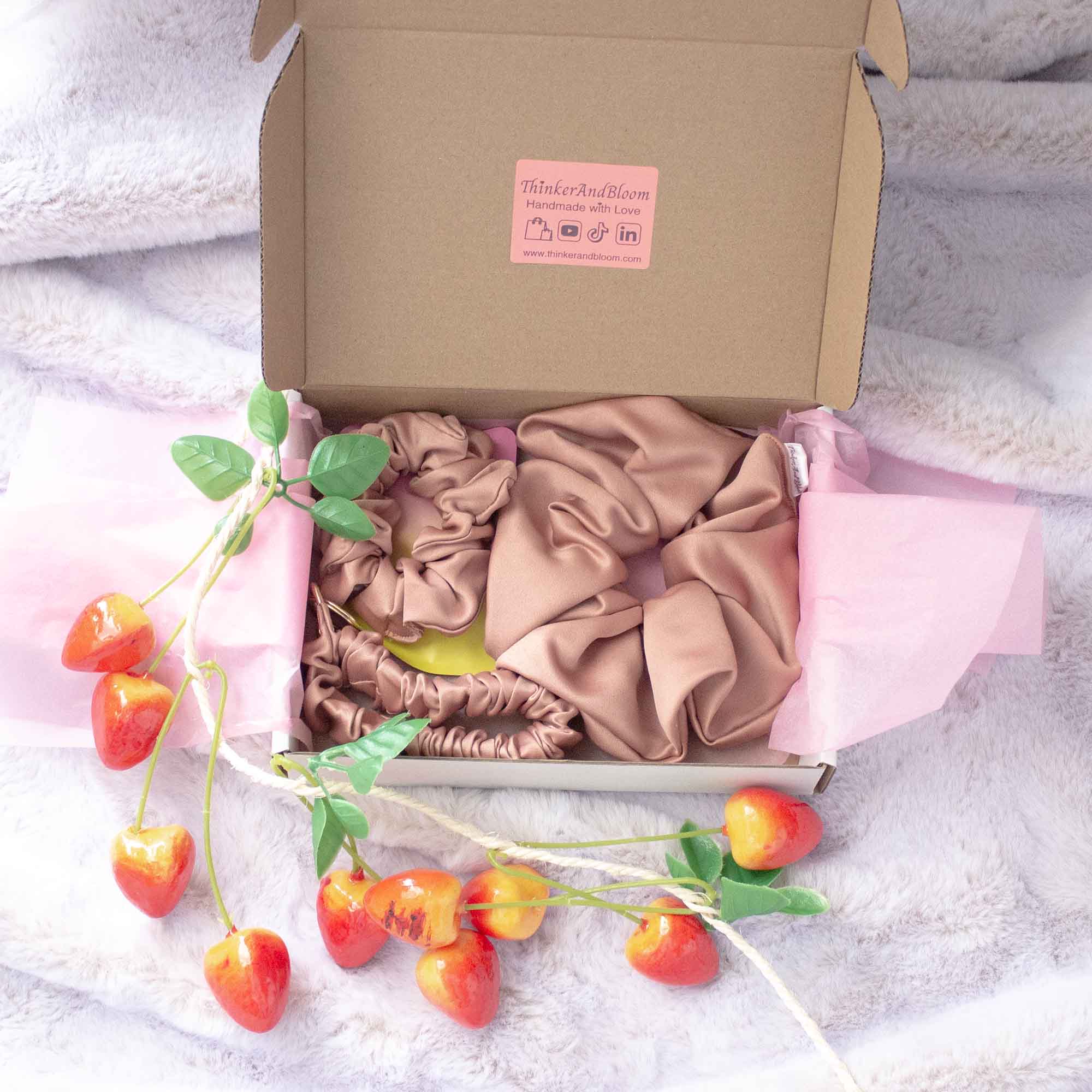 Scrunchie Gift Trio – Thoughtful, Useful &amp And Beautiful Bundle Set