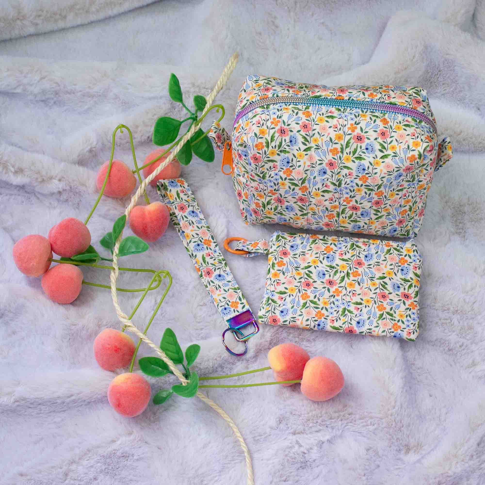 The Bloom & Go Gift Set ✨ - Box Bag Wristlet And Scrunchie