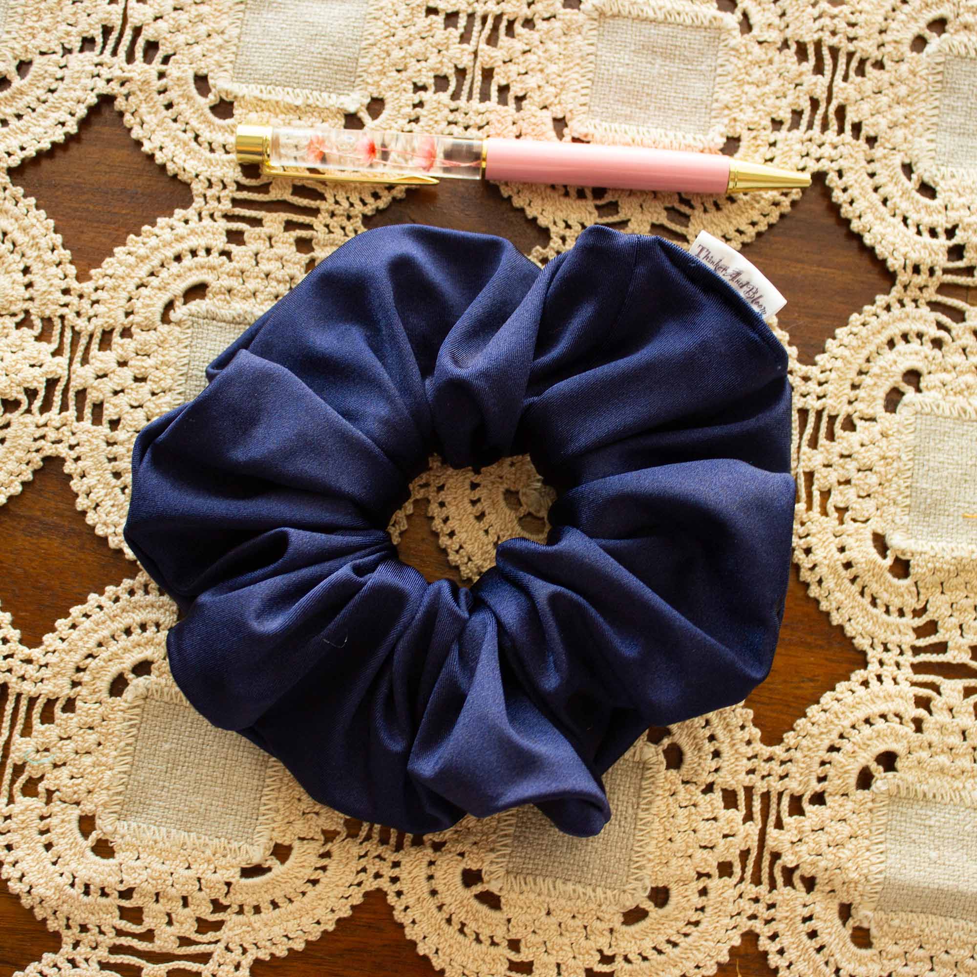 Midnight Blue Scrunchie