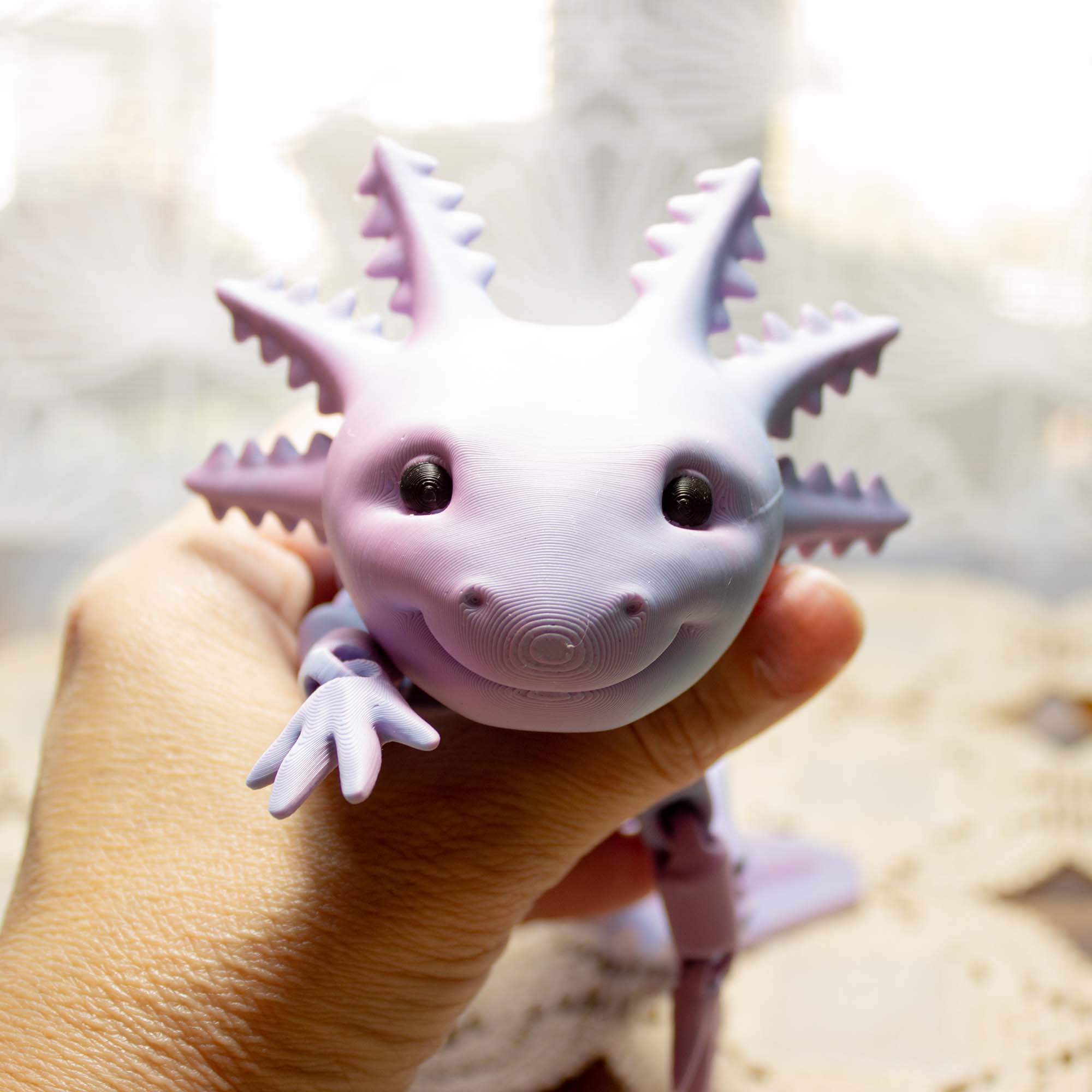 Mochi the Axolotl – The Smiling Swimmer of Serene Vibes