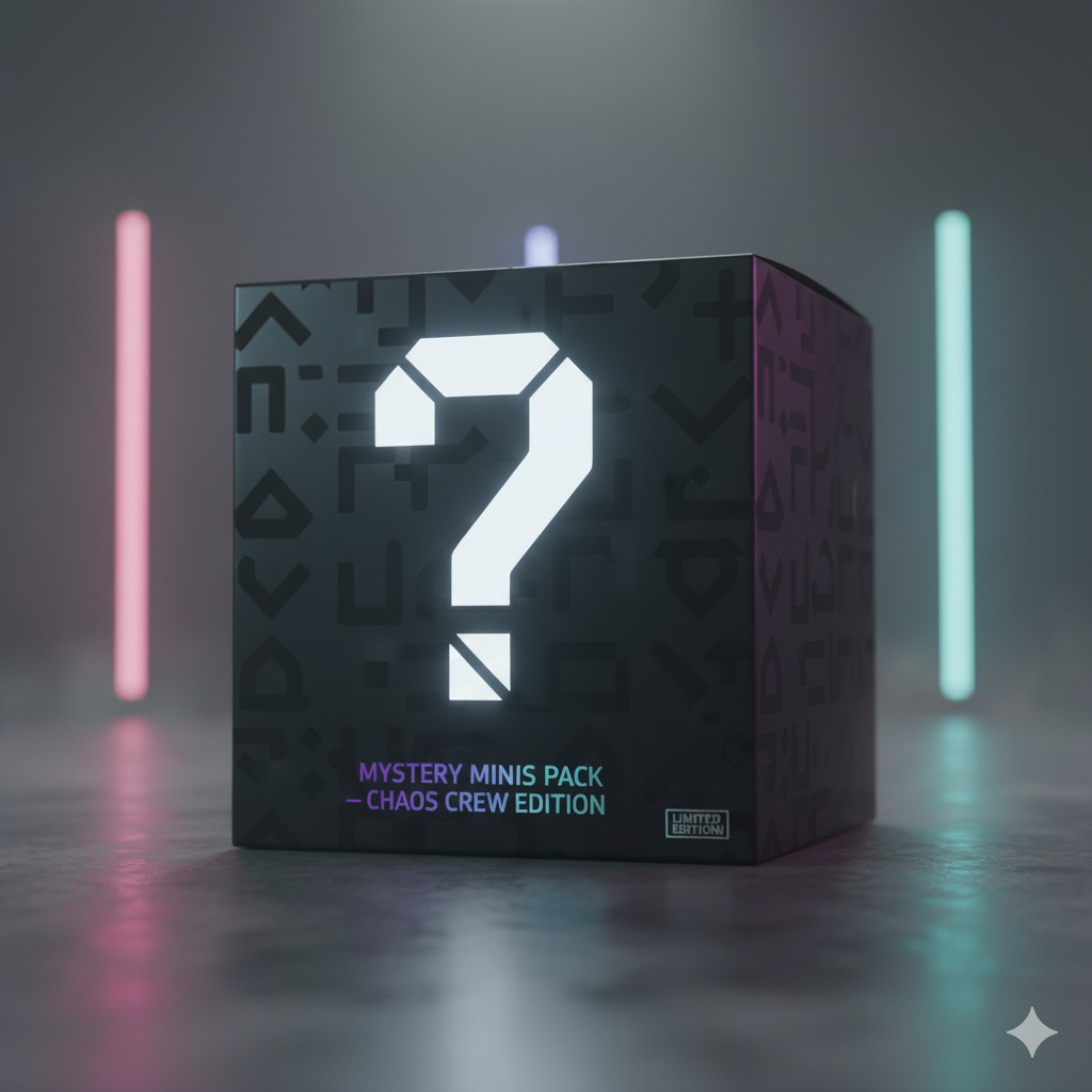 🎲 Mystery Minis Pack – Chaos Crew Edition