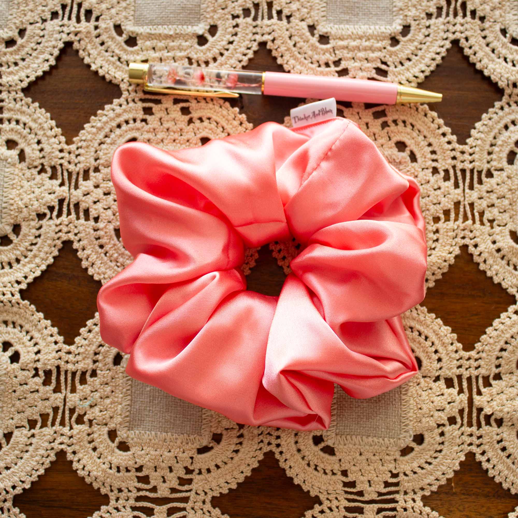 Peach Sorbet Scrunchie