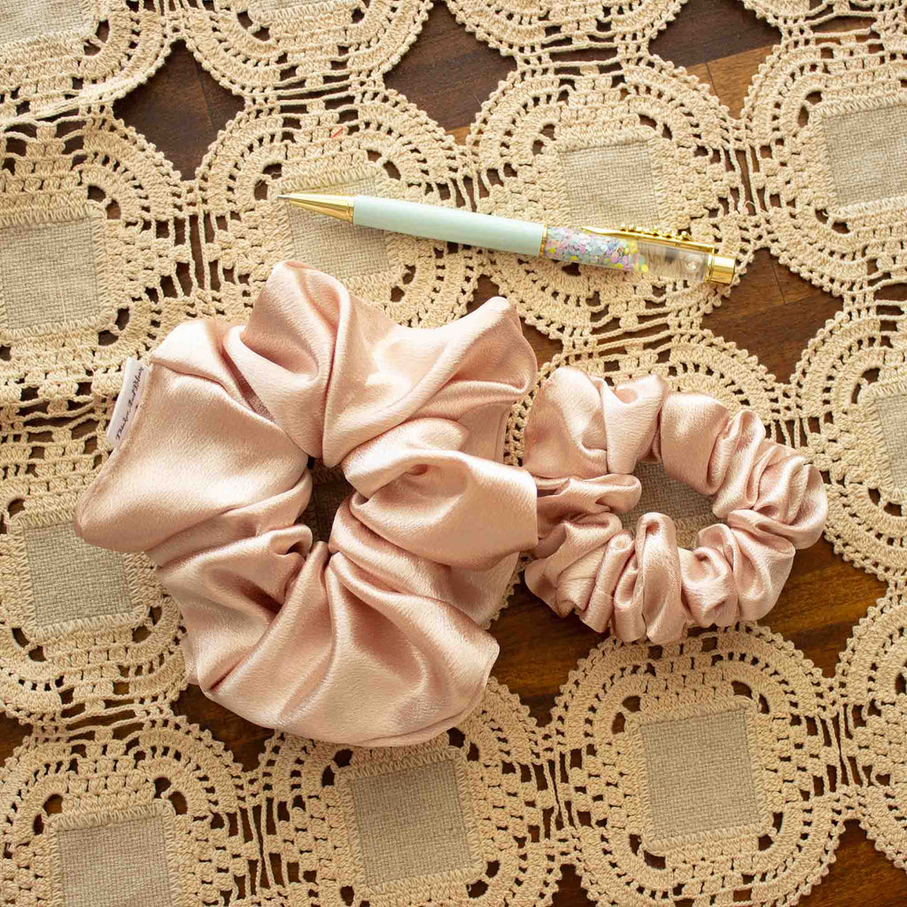 Pink Blush Scrunchie