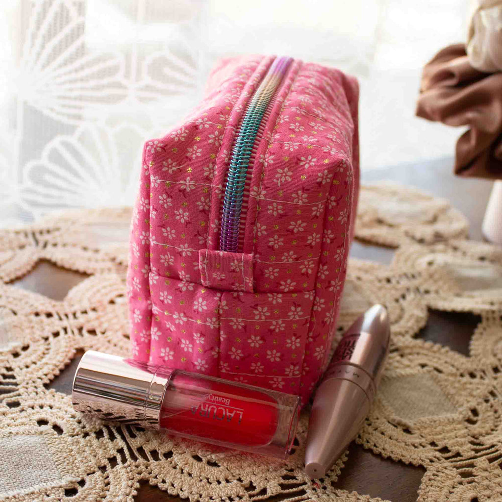 Golden Petal Box Bag