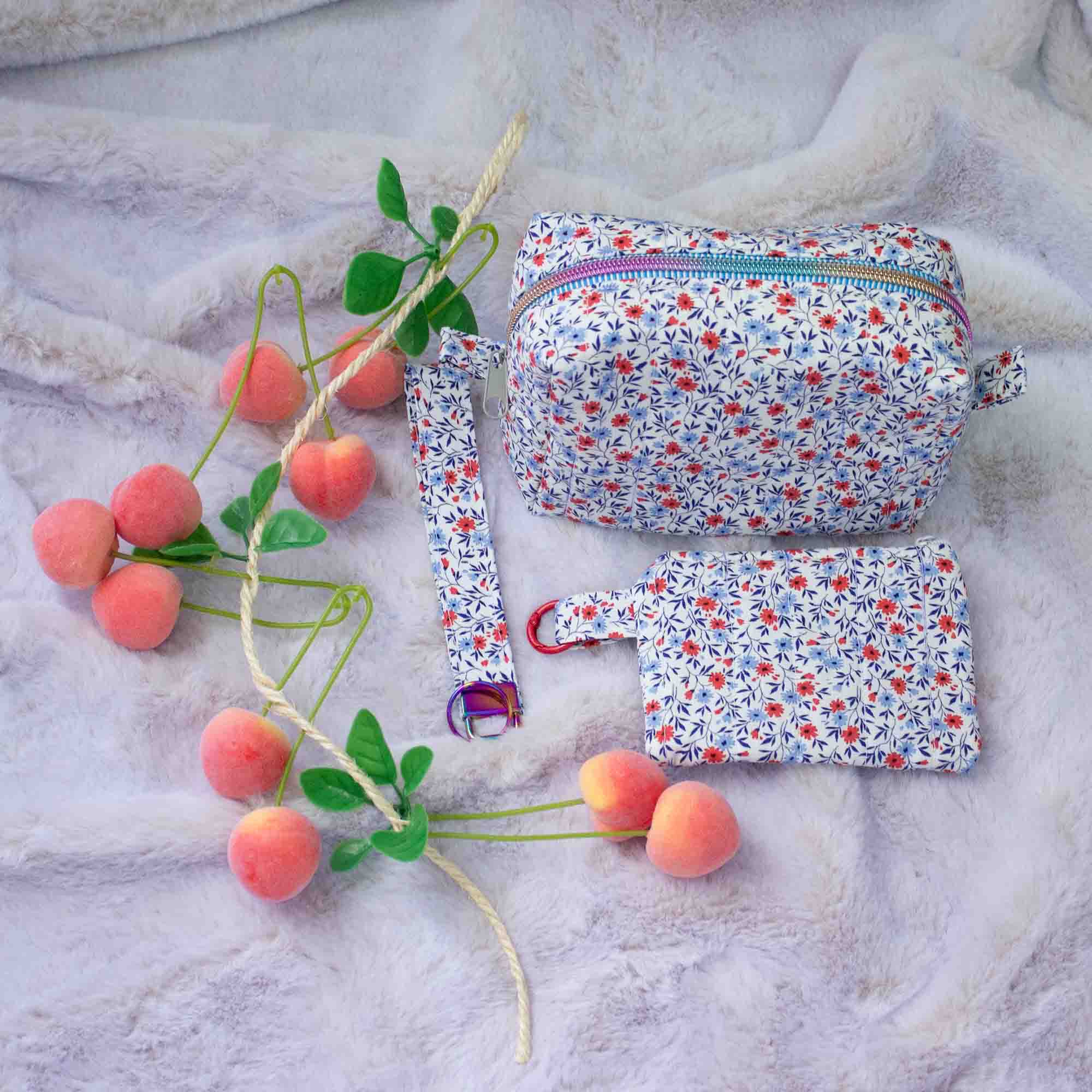 The Everyday Bloom Set – Box Bag, Mini Pouch & Wristlet