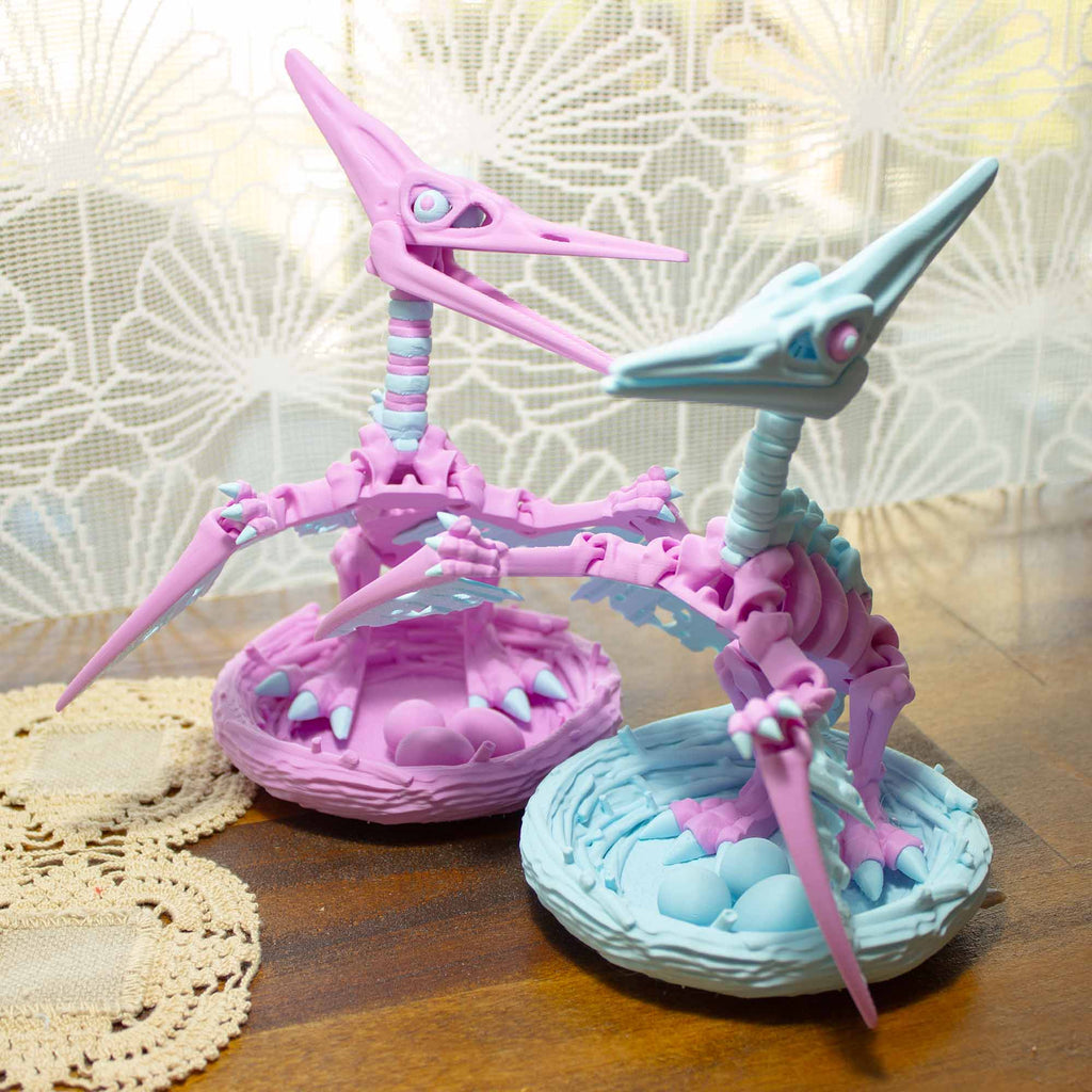 PteraPop_The_Skeleton_Pteranodon - Desk Pall Articulated Toy