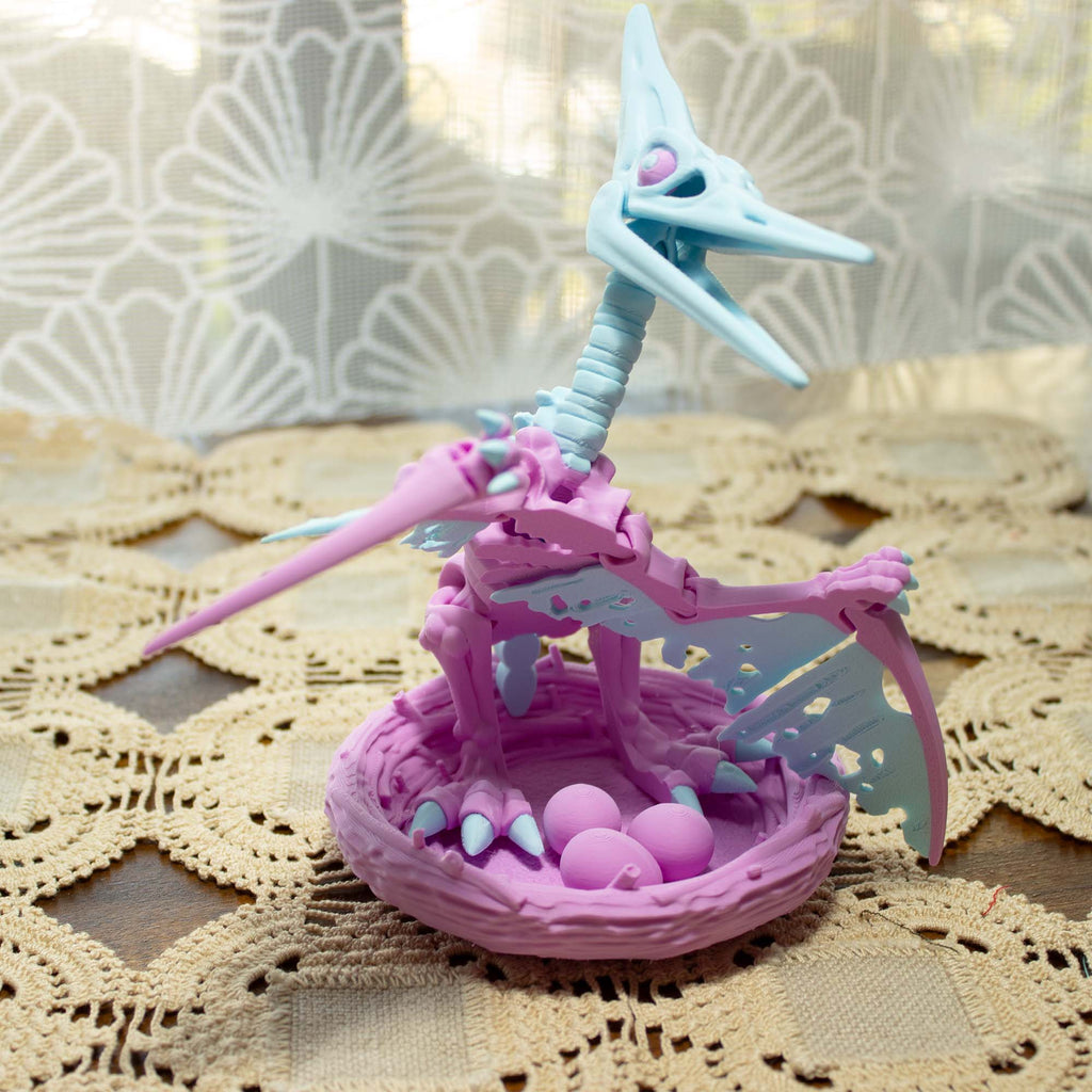 PteraPop_The_Skeleton_Pteranodon - Desk Pall Articulated Toy