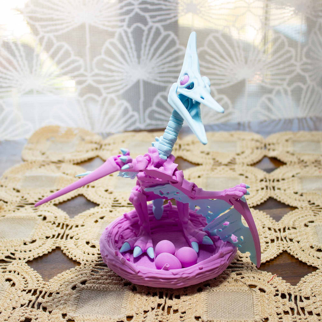 PteraPop_The_Skeleton_Pteranodon - Desk Pall Articulated Toy