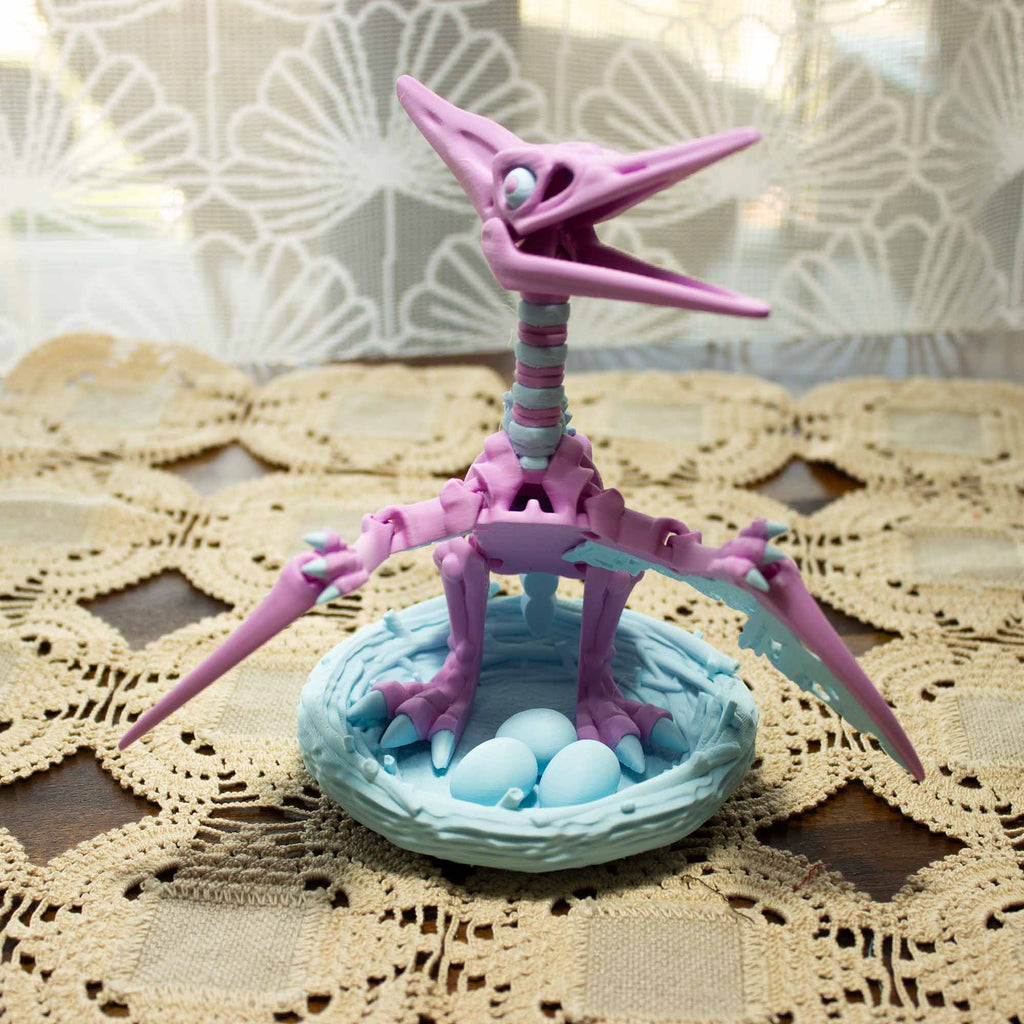 PteraPop_The_Skeleton_Pteranodon - Desk Pall Articulated Toy