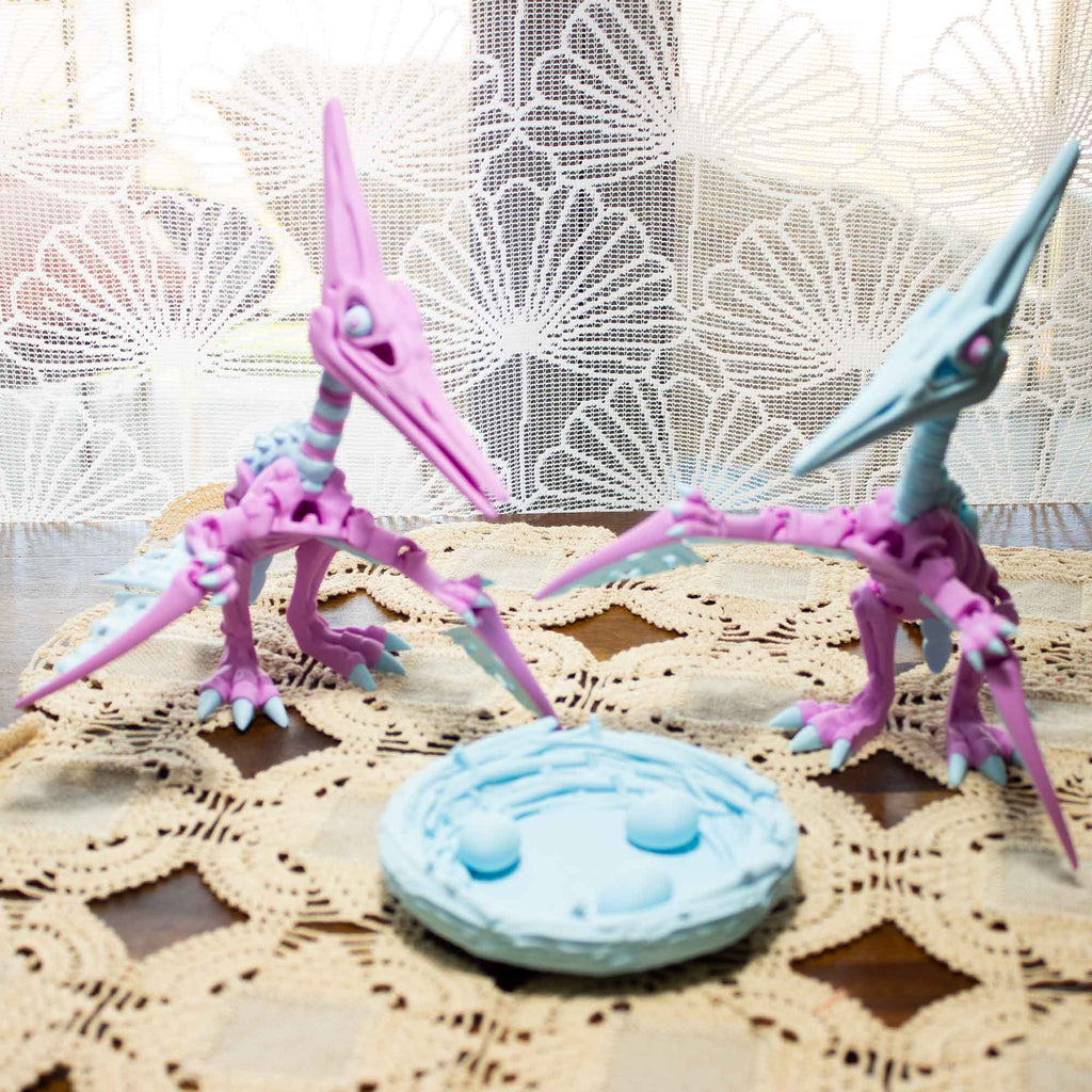 PteraPop_The_Skeleton_Pteranodon - Desk Pall Articulated Toy