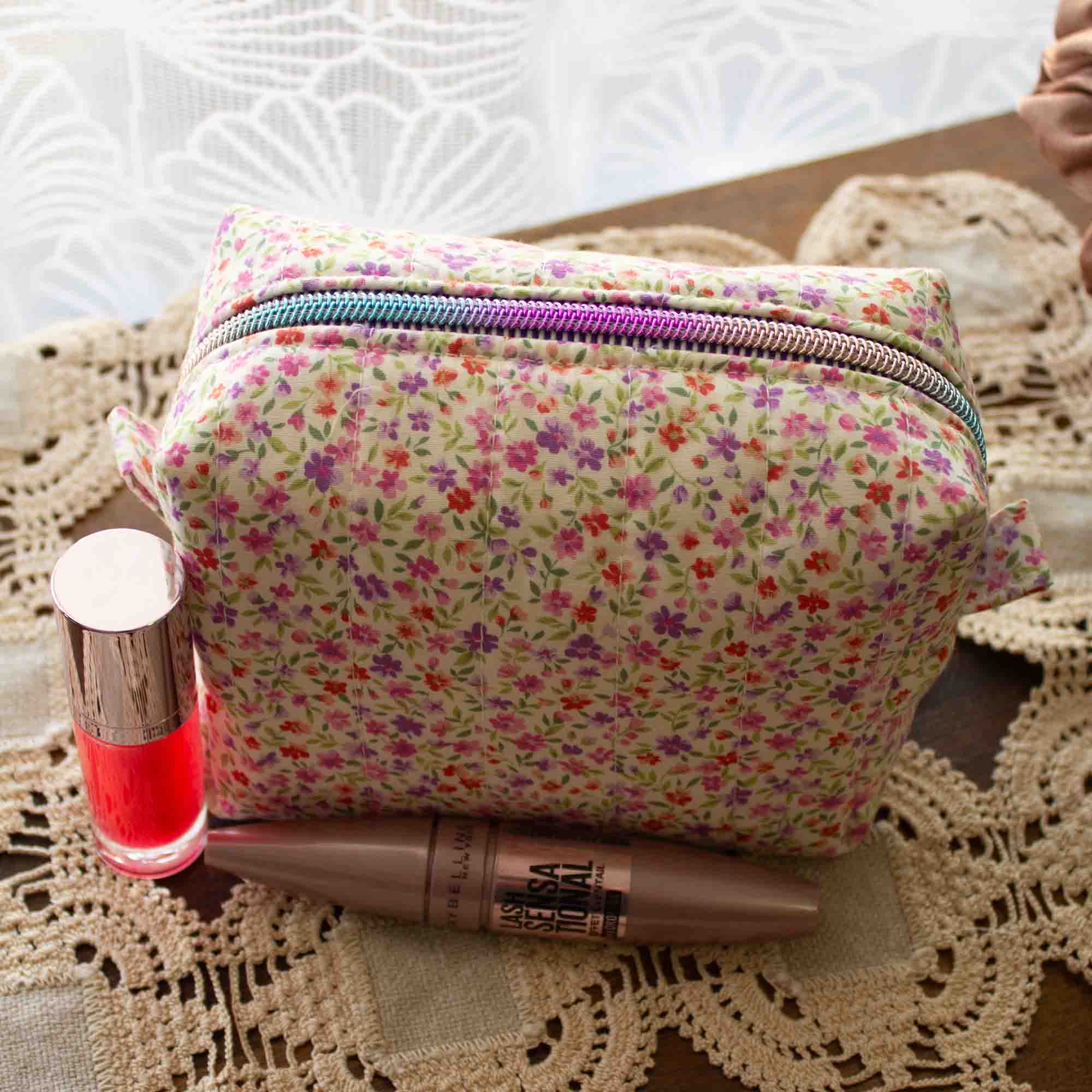 Lavender Field Box Bag