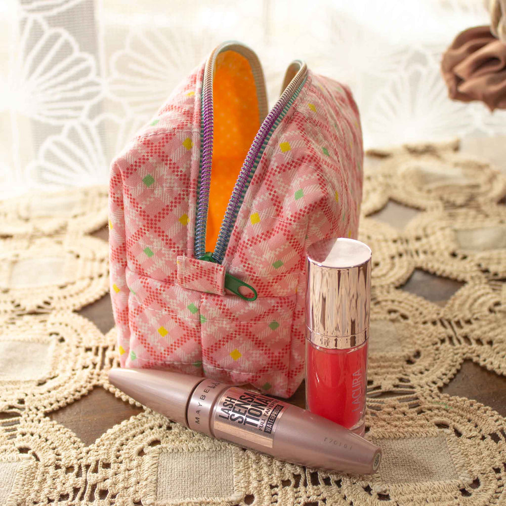 Gingham Bloom Box Bag