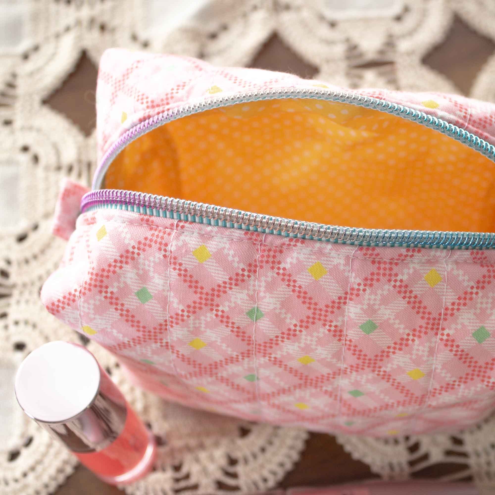 Gingham Bloom Box Bag