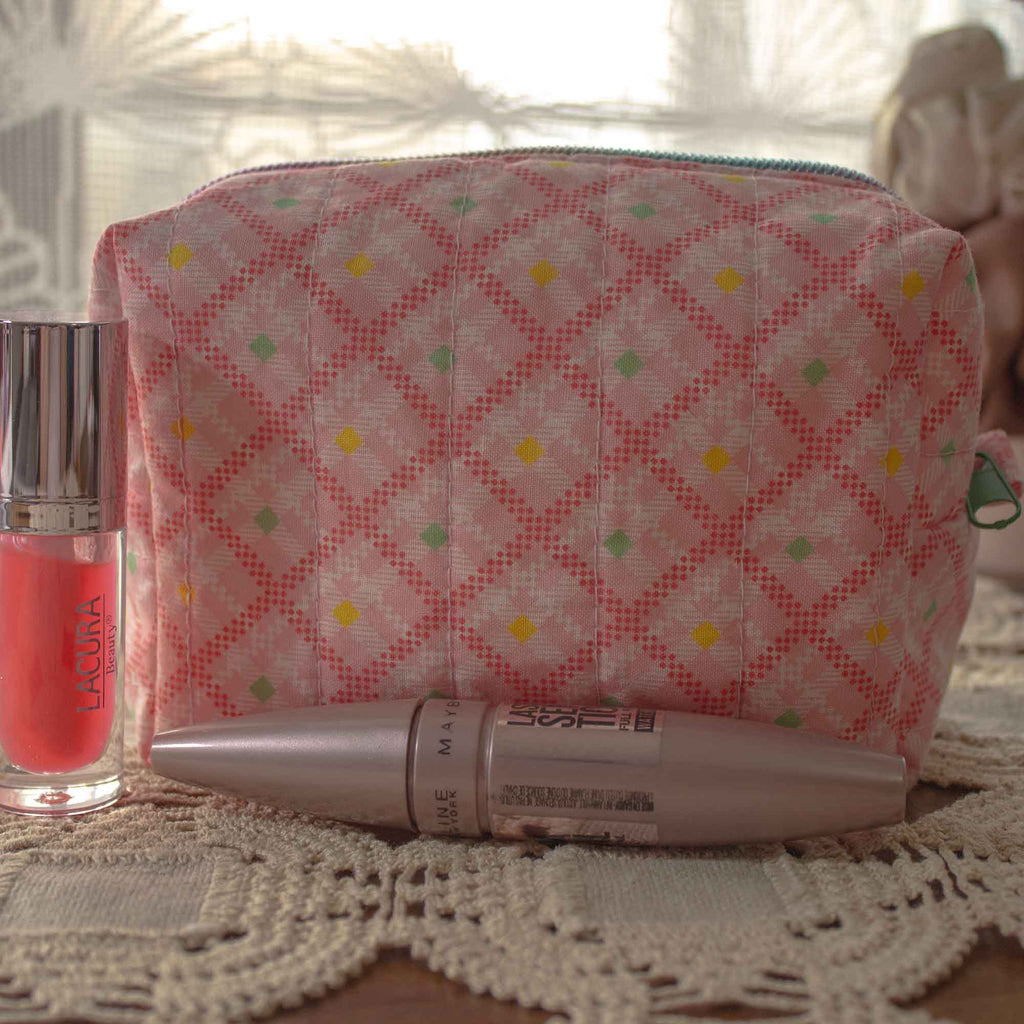 Gingham Bloom Box Bag