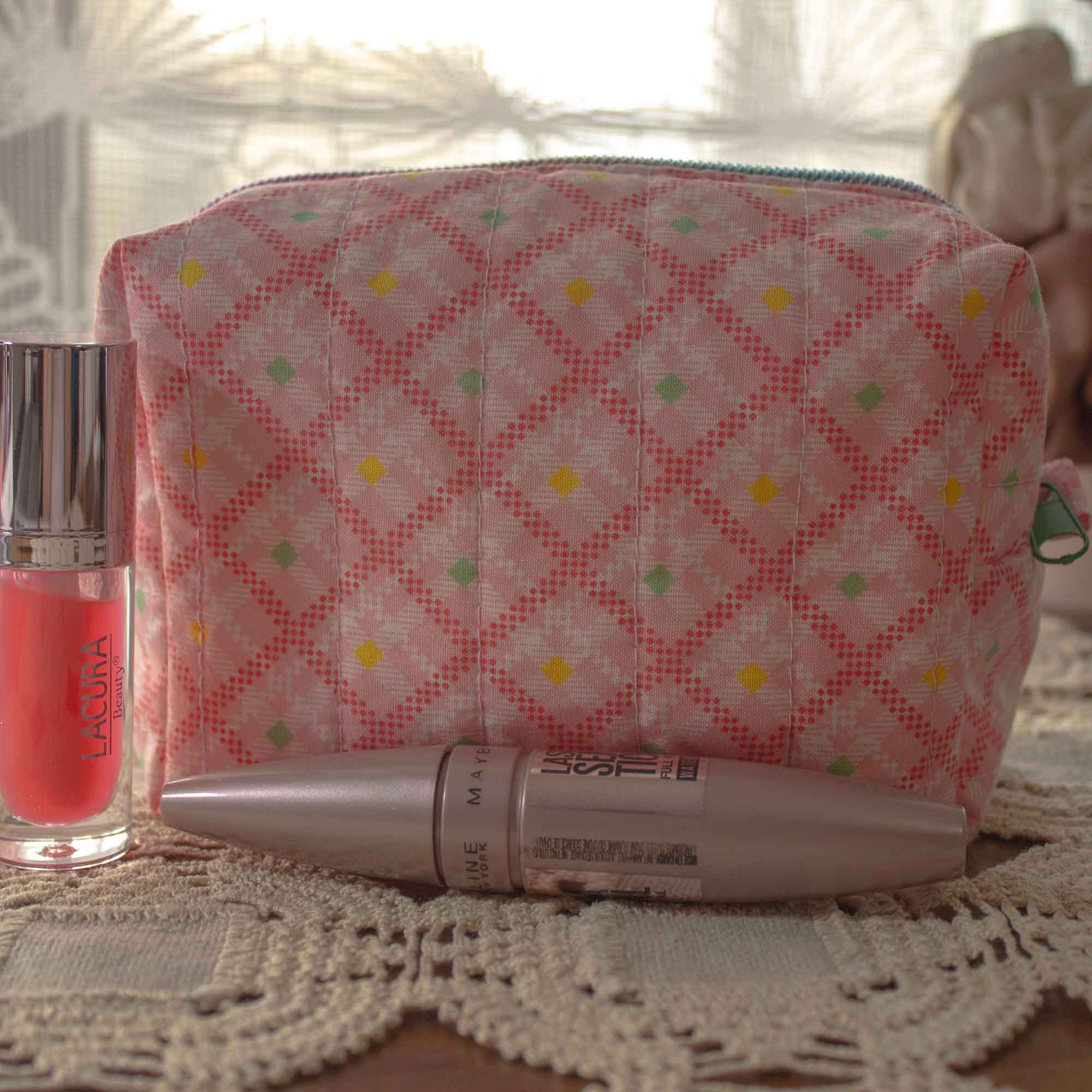 Gingham Bloom Box Bag