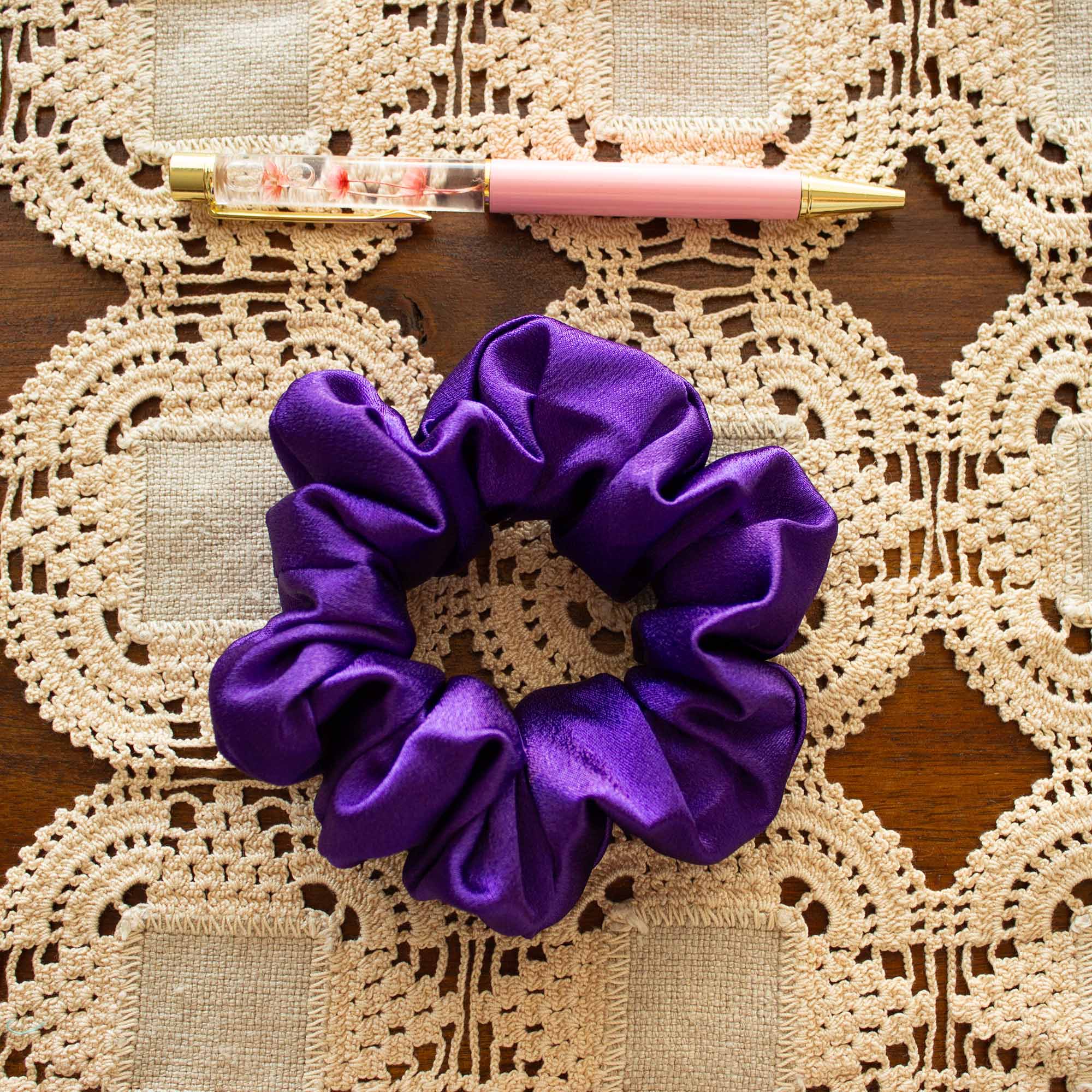 Royal Bloom Scrunchie