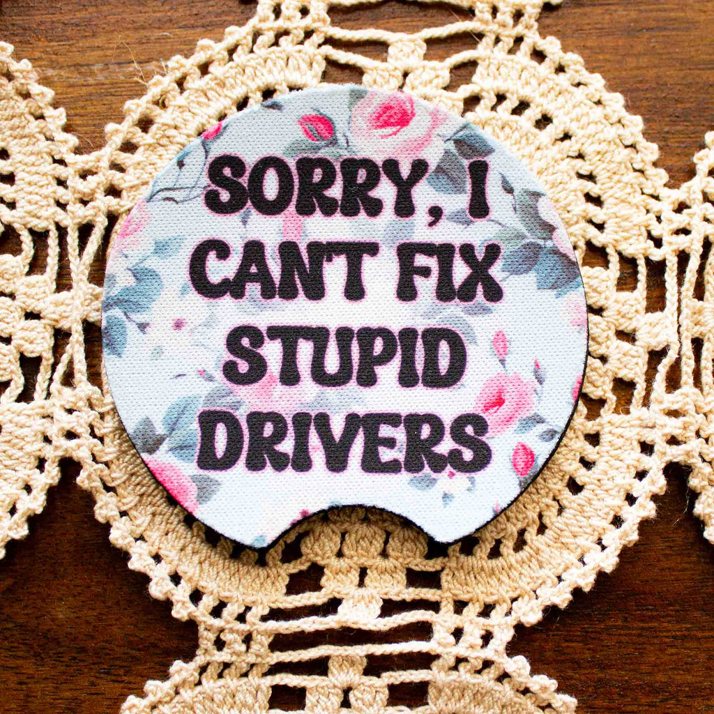 Nurse Life Car Coasters – Sassy Quotes for Nurses on the Go