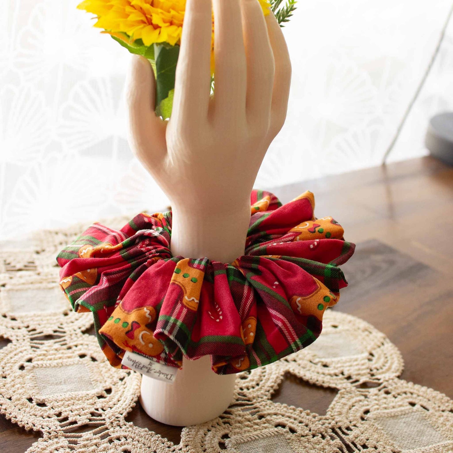 Gingerbread Cheer Scrunchie